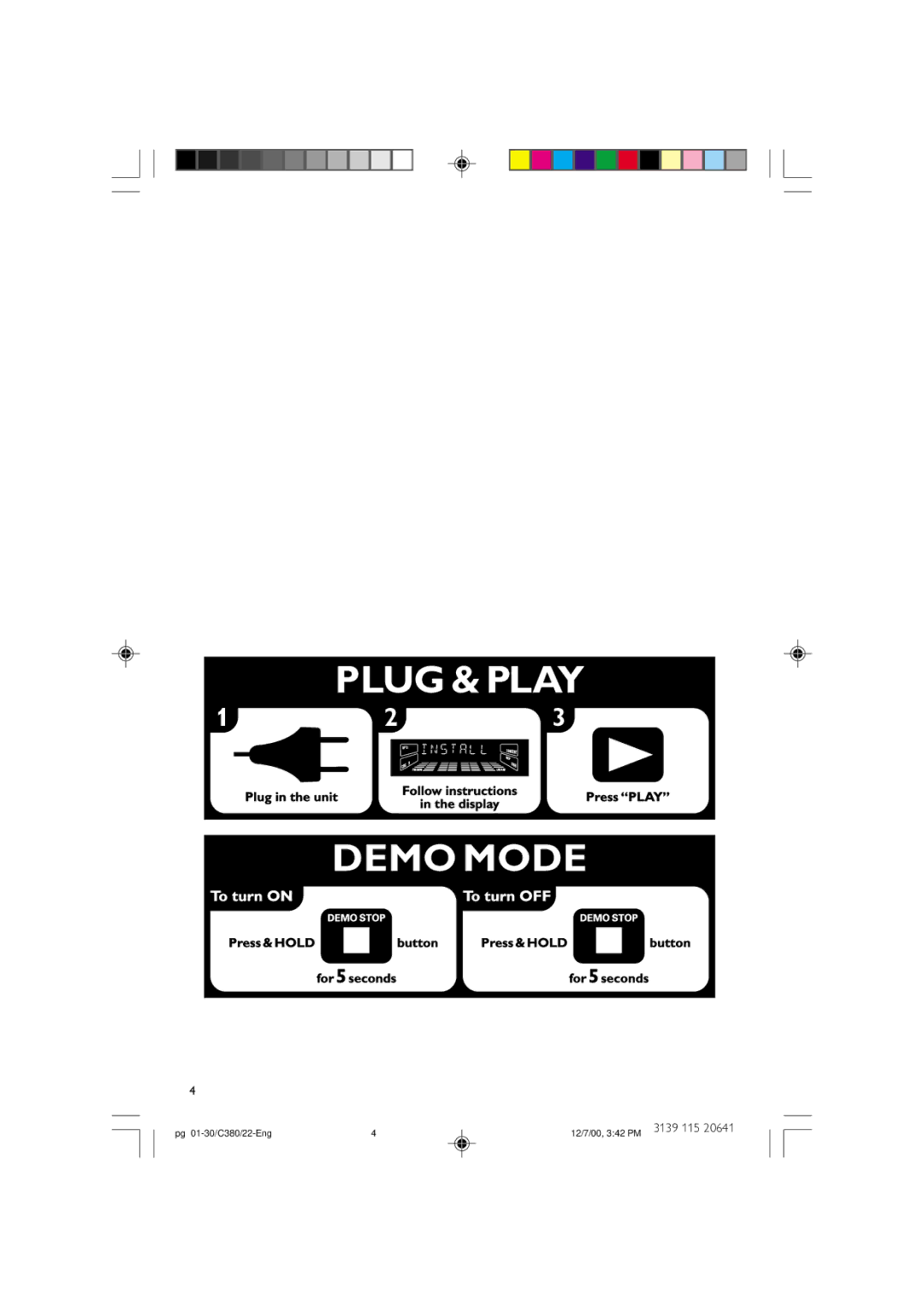 Philips FW-C380 manual 3139 115 