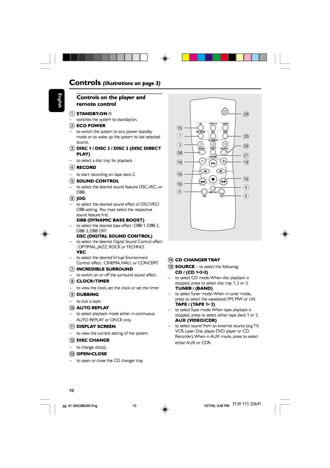 Philips FW-C380 manual 
