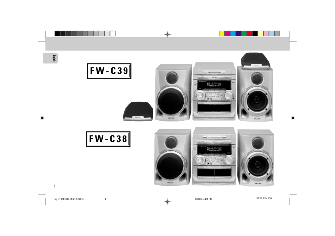 Philips FW-C39 manual C 3 