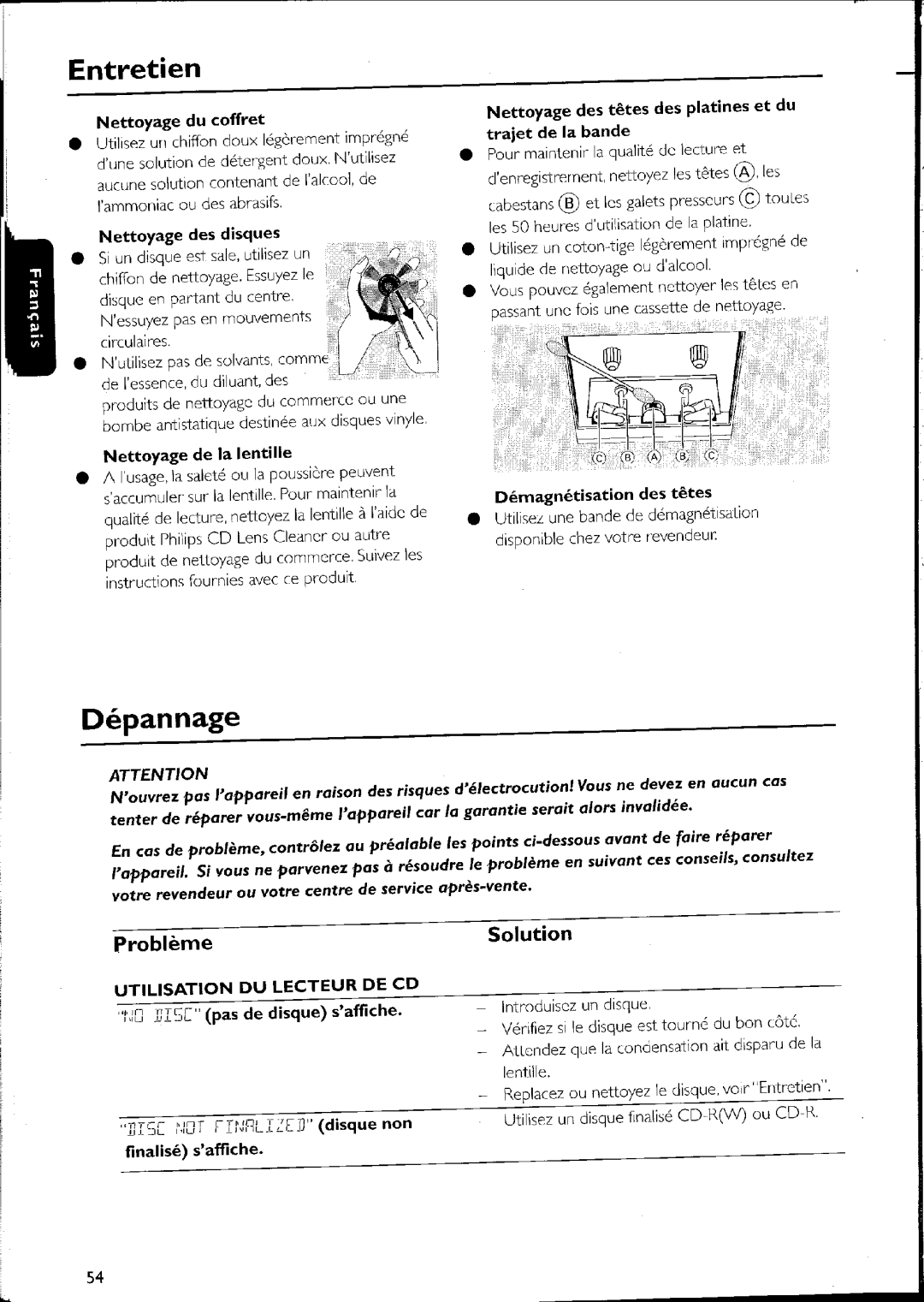 Philips FW-C500 manual 