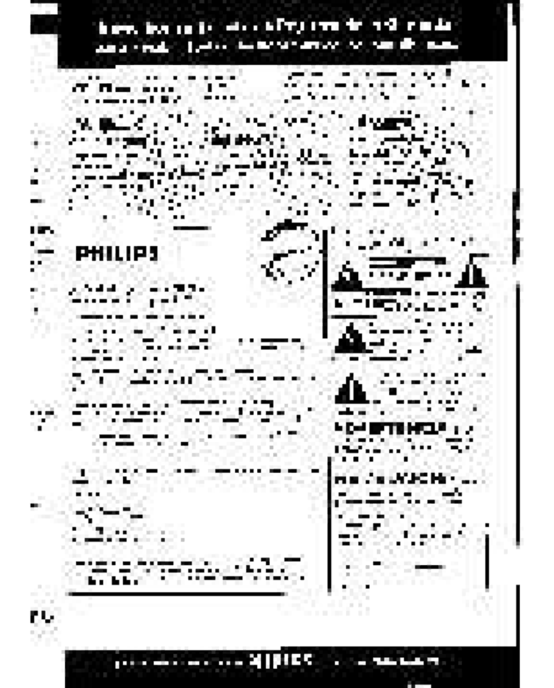 Philips FW-C500 manual 