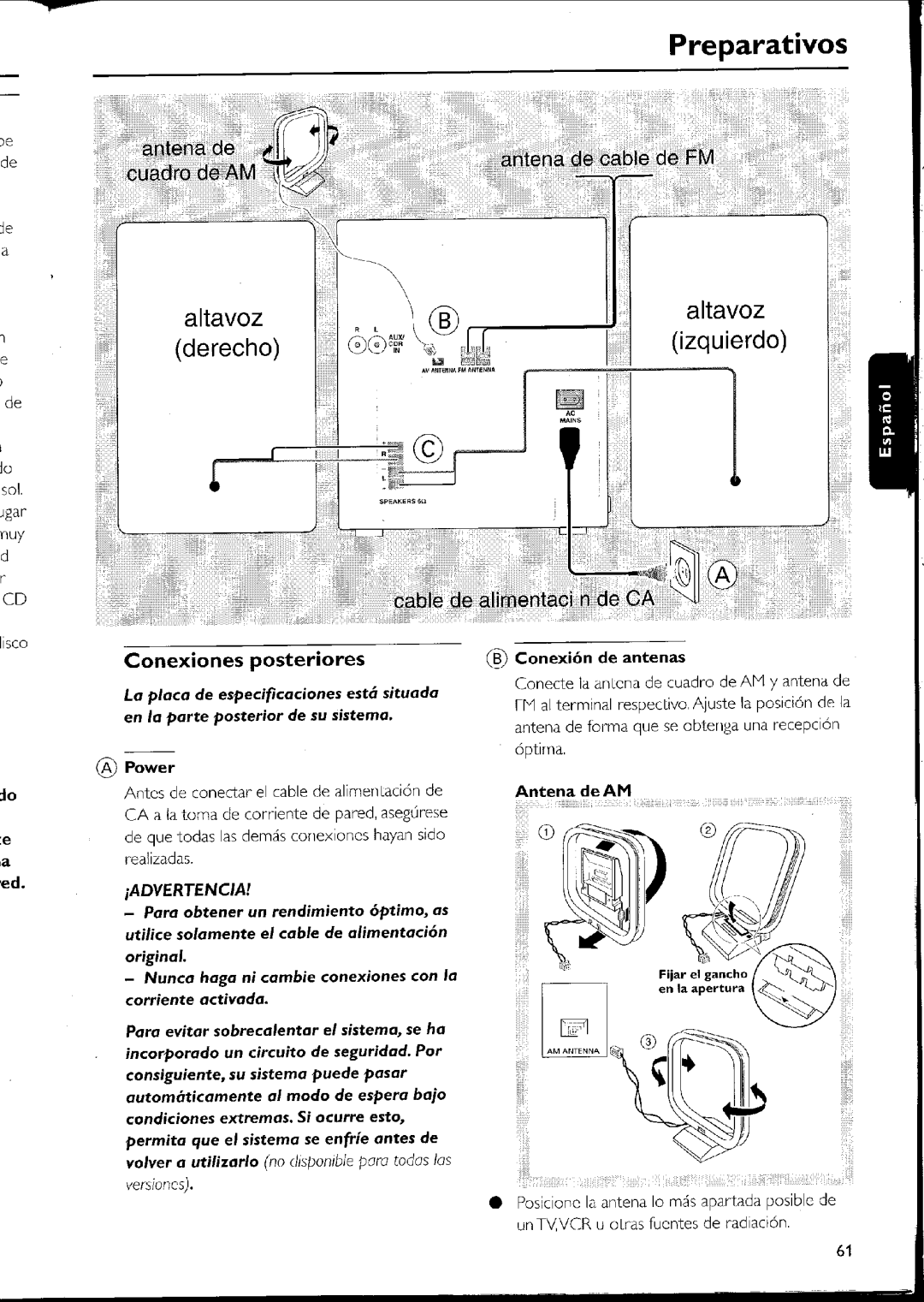 Philips FW-C500 manual 