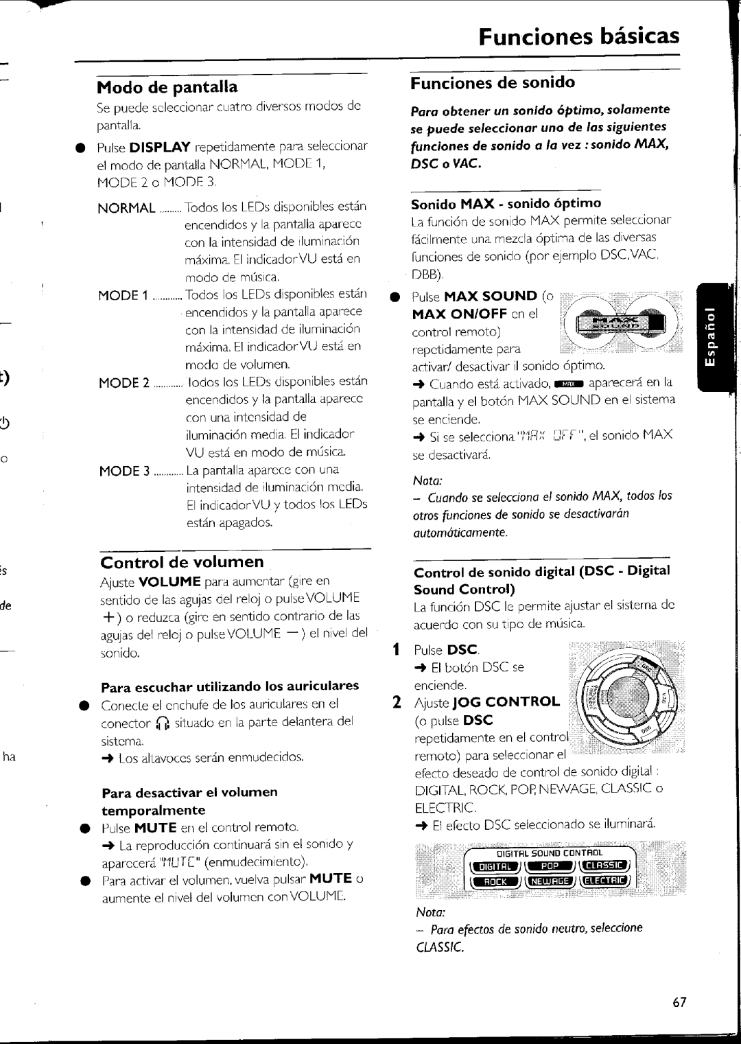 Philips FW-C500 manual 