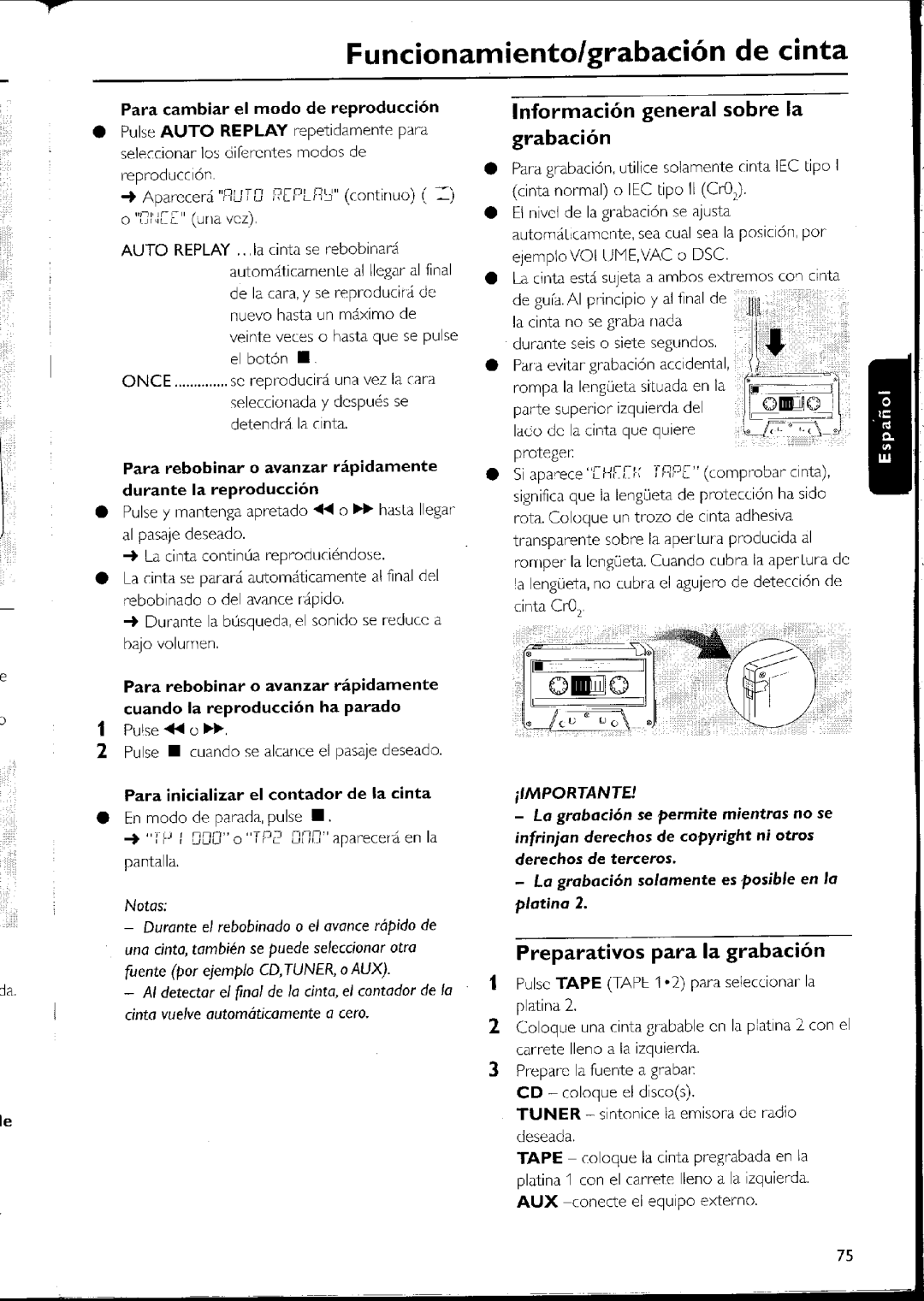 Philips FW-C500 manual 