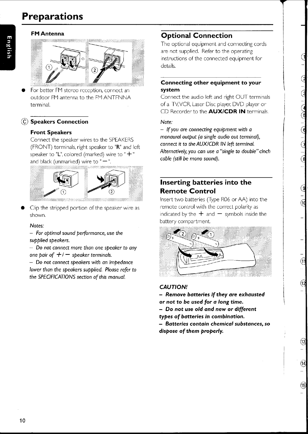 Philips FW-C500 manual 