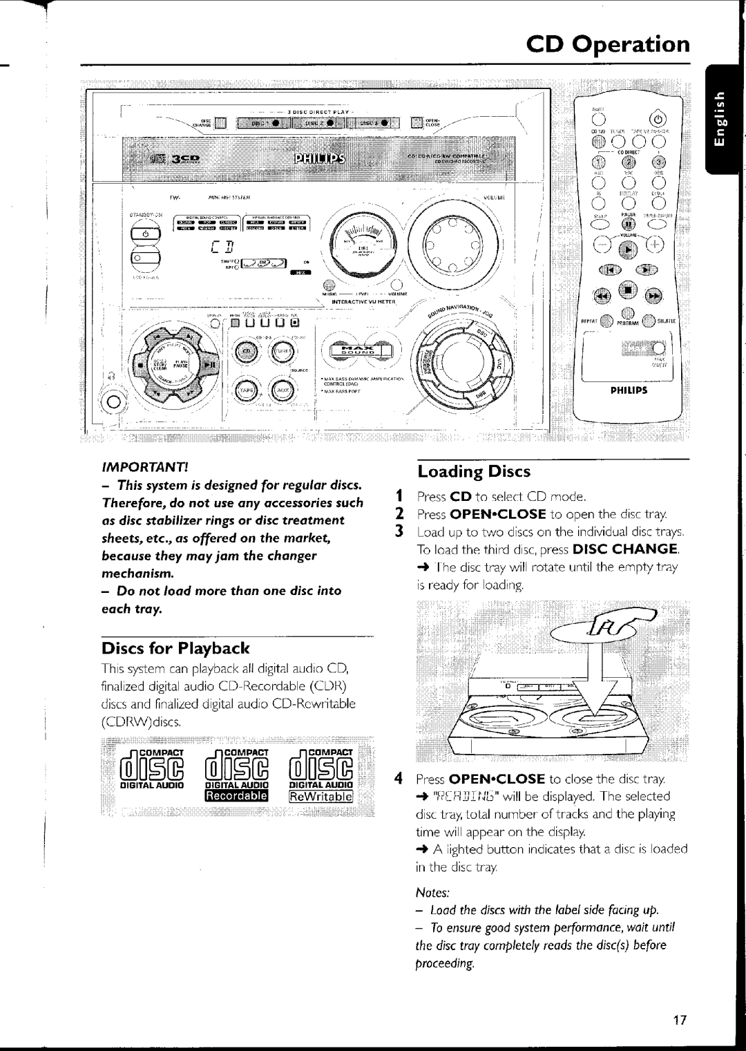 Philips FW-C500 manual 