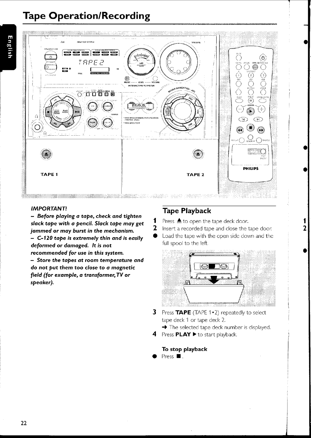 Philips FW-C500 manual 