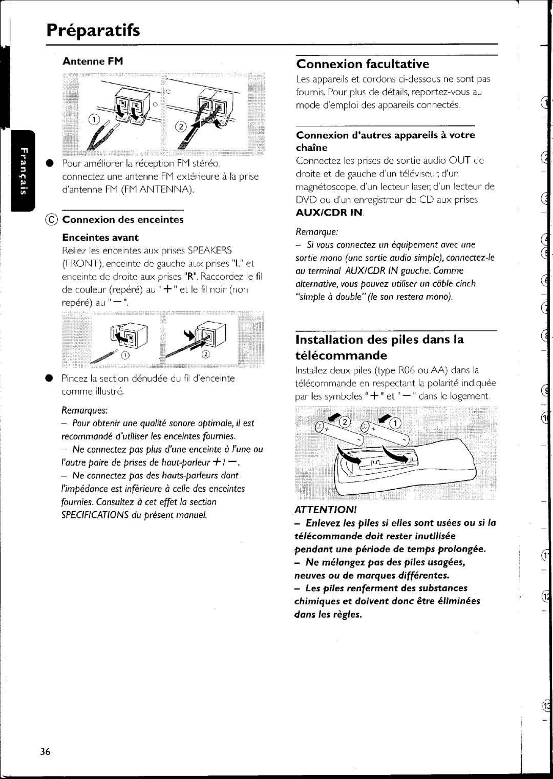 Philips FW-C500 manual 