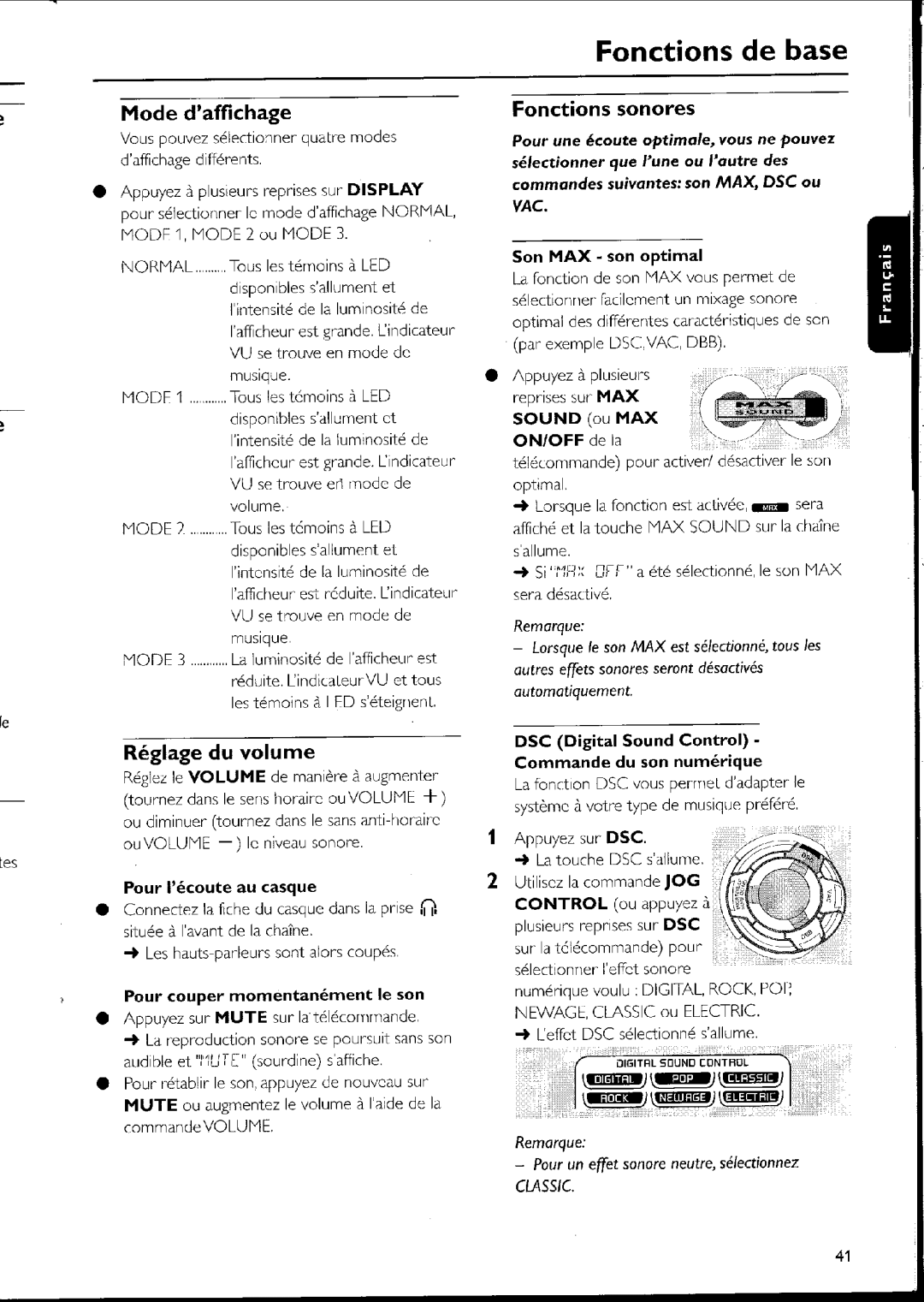 Philips FW-C500 manual 