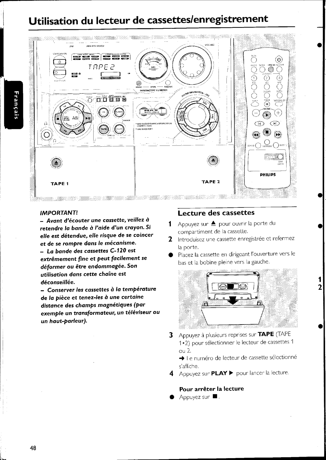 Philips FW-C500 manual 