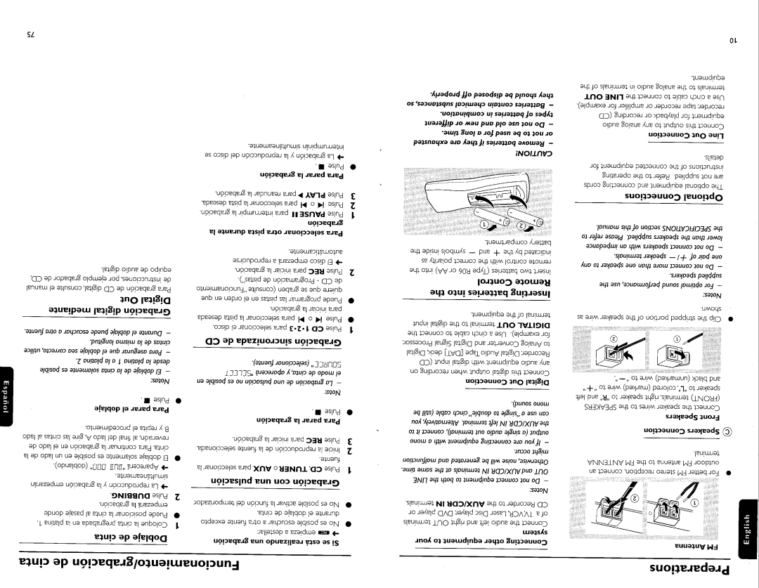 Philips FW-C700 manual 