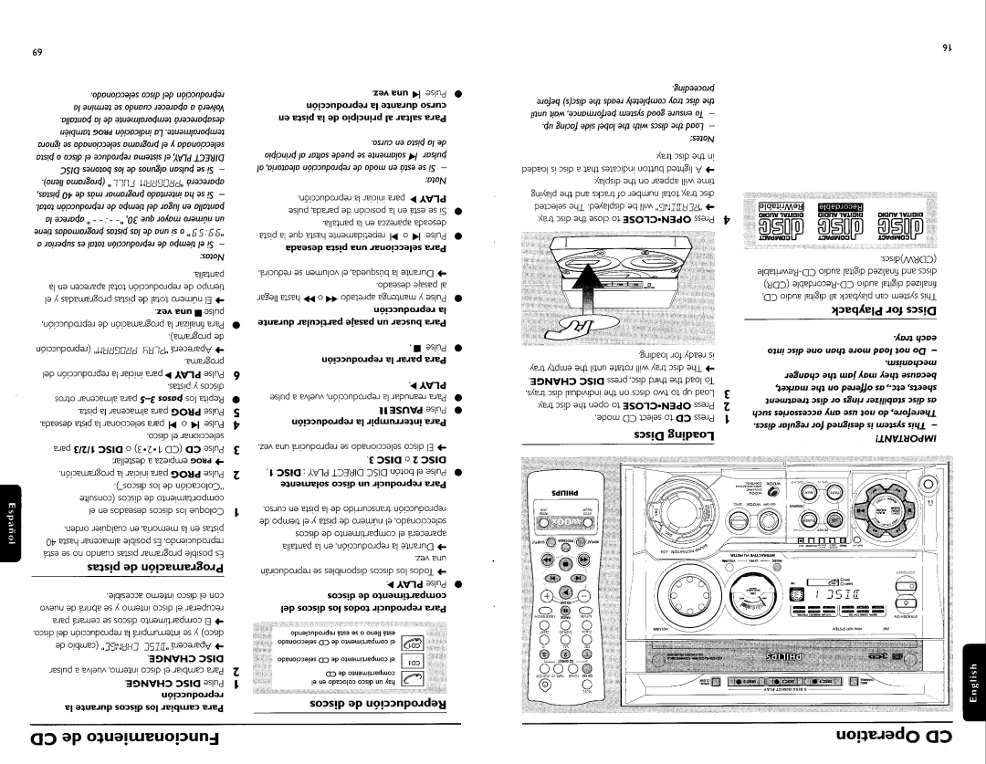 Philips FW-C700 manual 