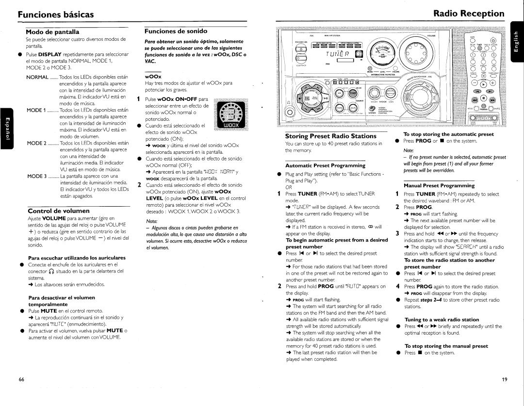 Philips FW-C700 manual 