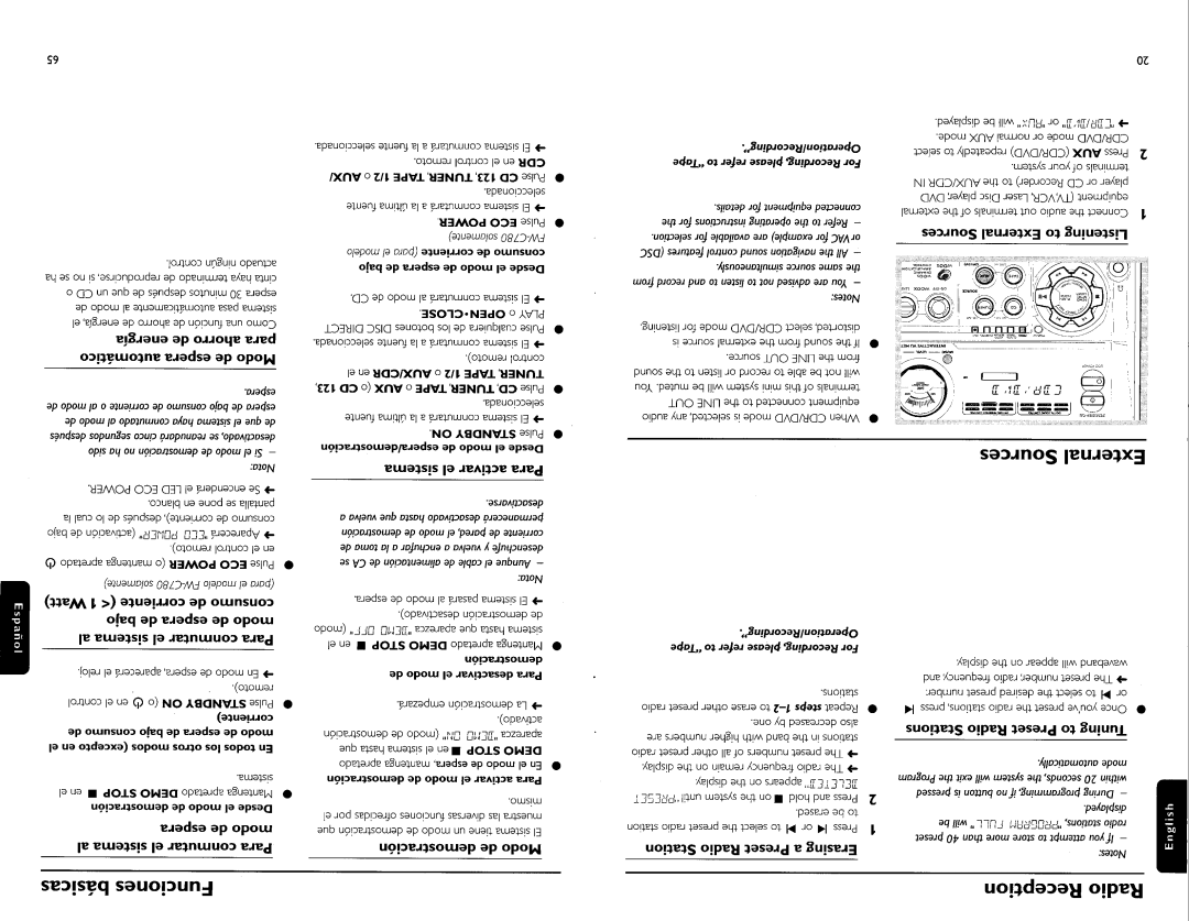 Philips FW-C700 manual 