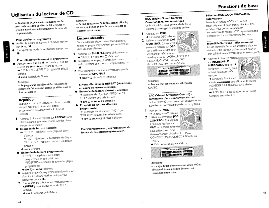 Philips FW-C700 manual 