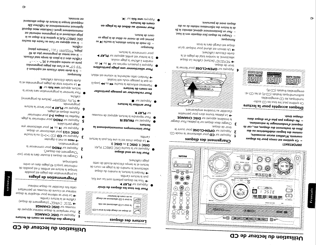 Philips FW-C700 manual 