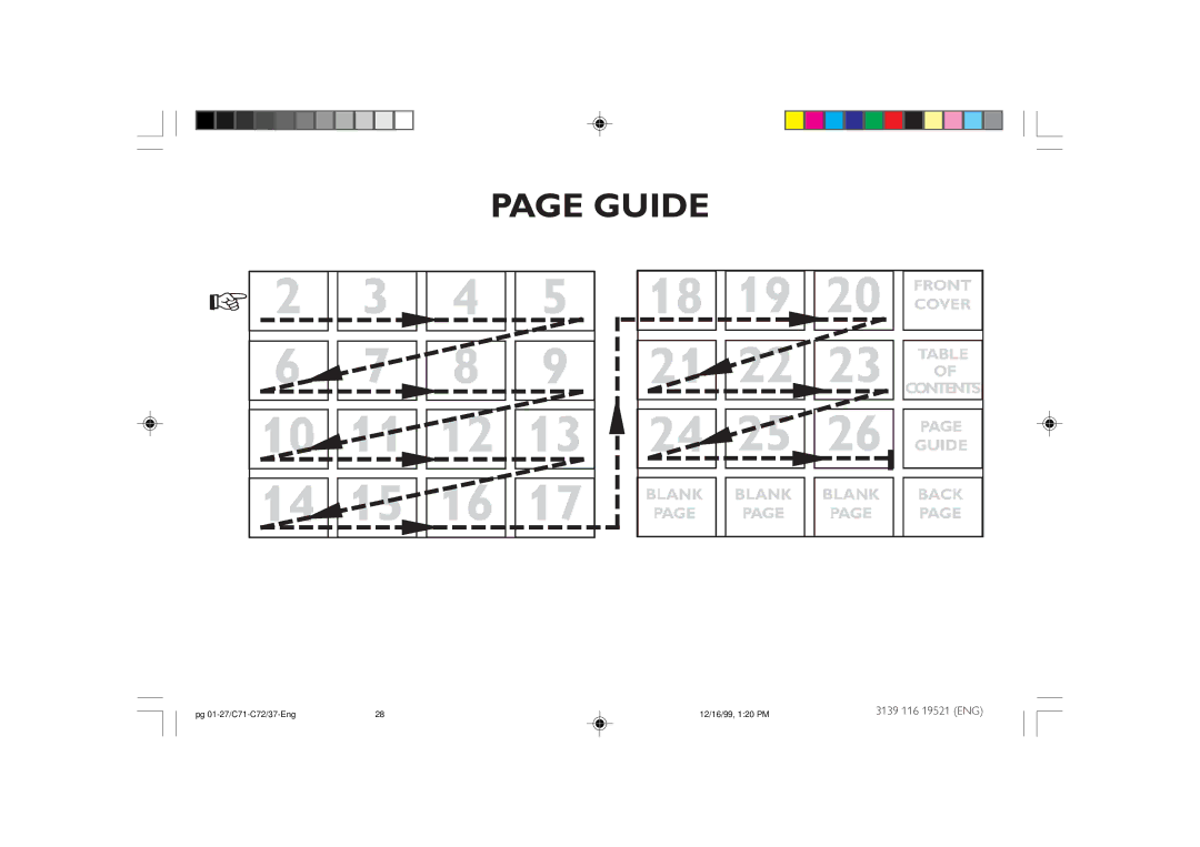 Philips FW-C72 manual 10 11 12 13 