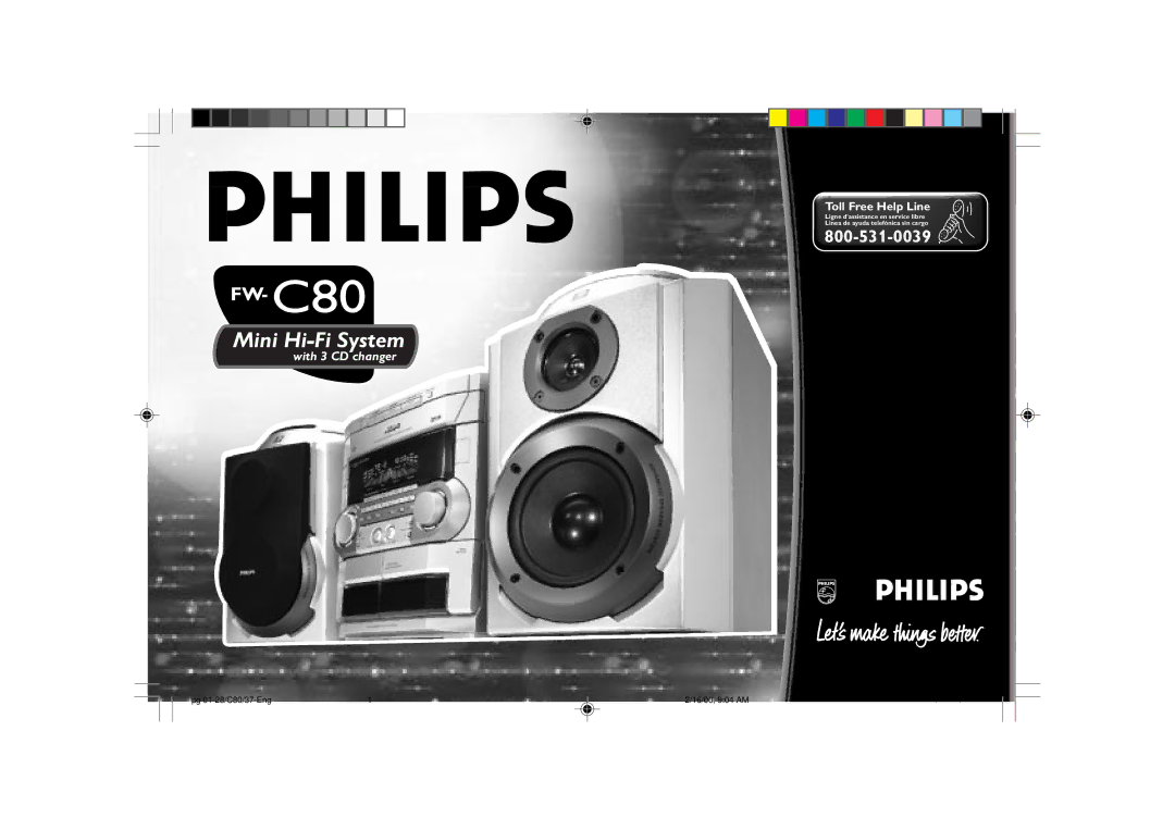 Philips FW-C80 manual Mini Hi-Fi System 