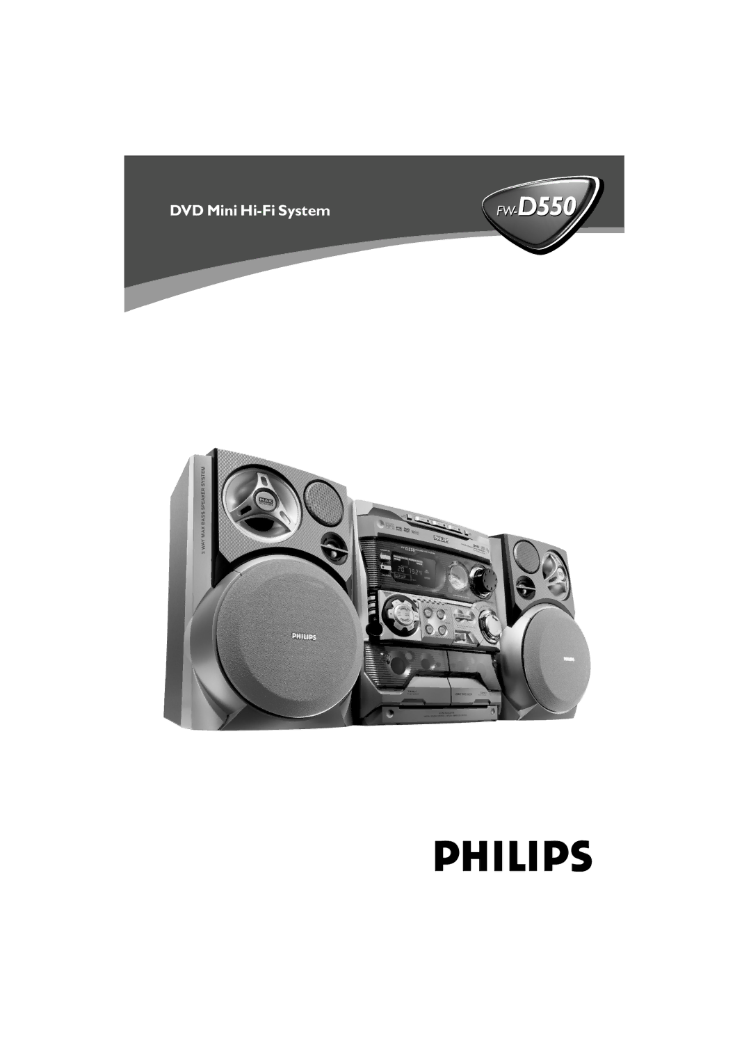 Philips FW-D550 manual 