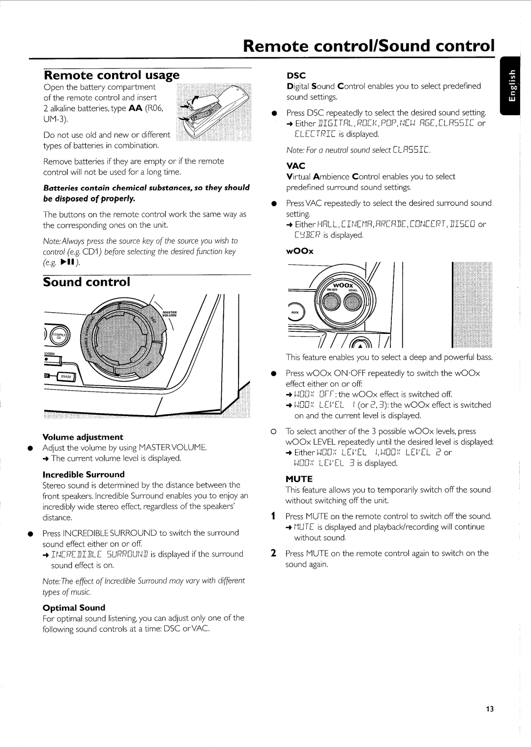 Philips FW-R55 manual 