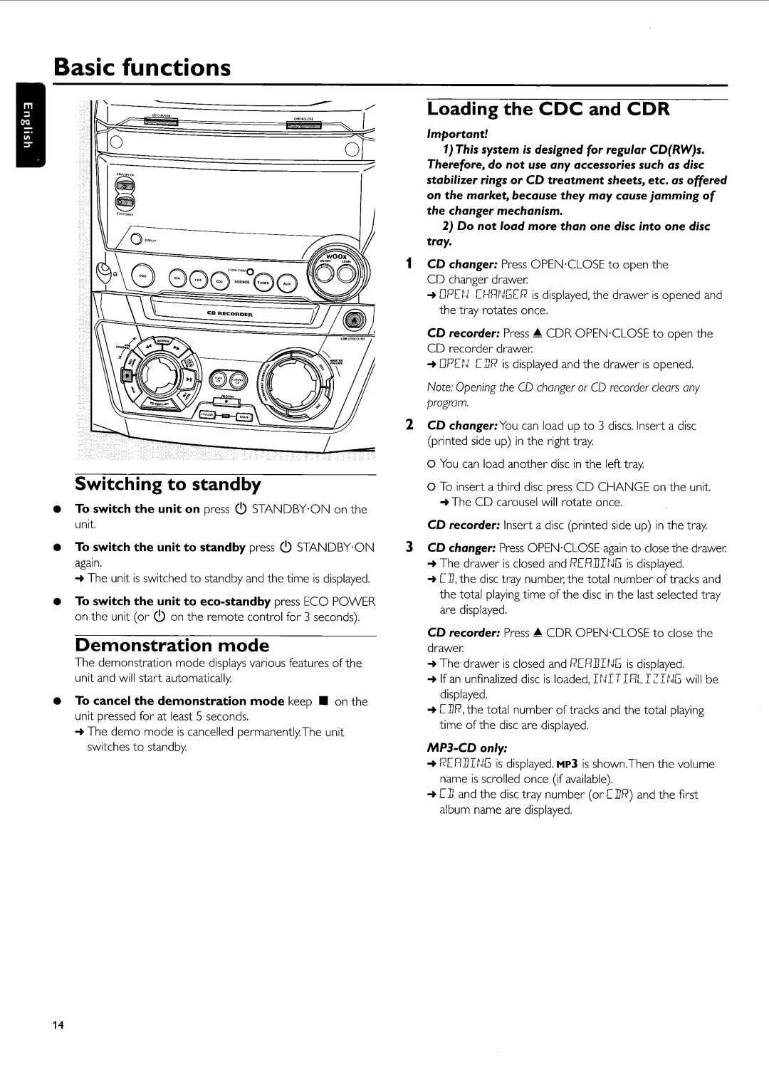 Philips FW-R55 manual 