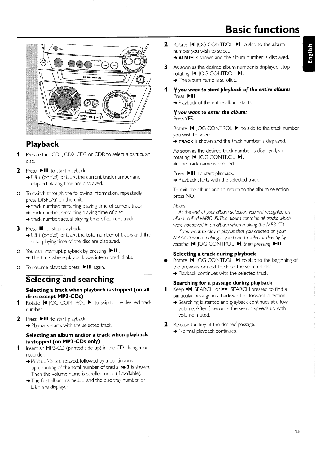 Philips FW-R55 manual 