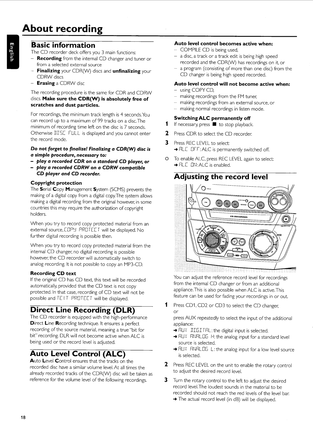 Philips FW-R55 manual 