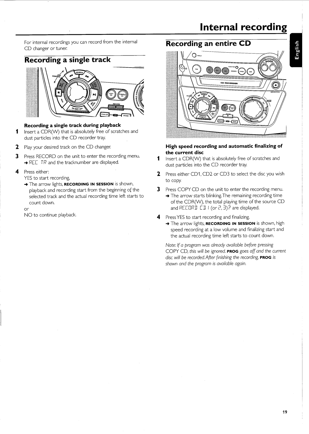 Philips FW-R55 manual 