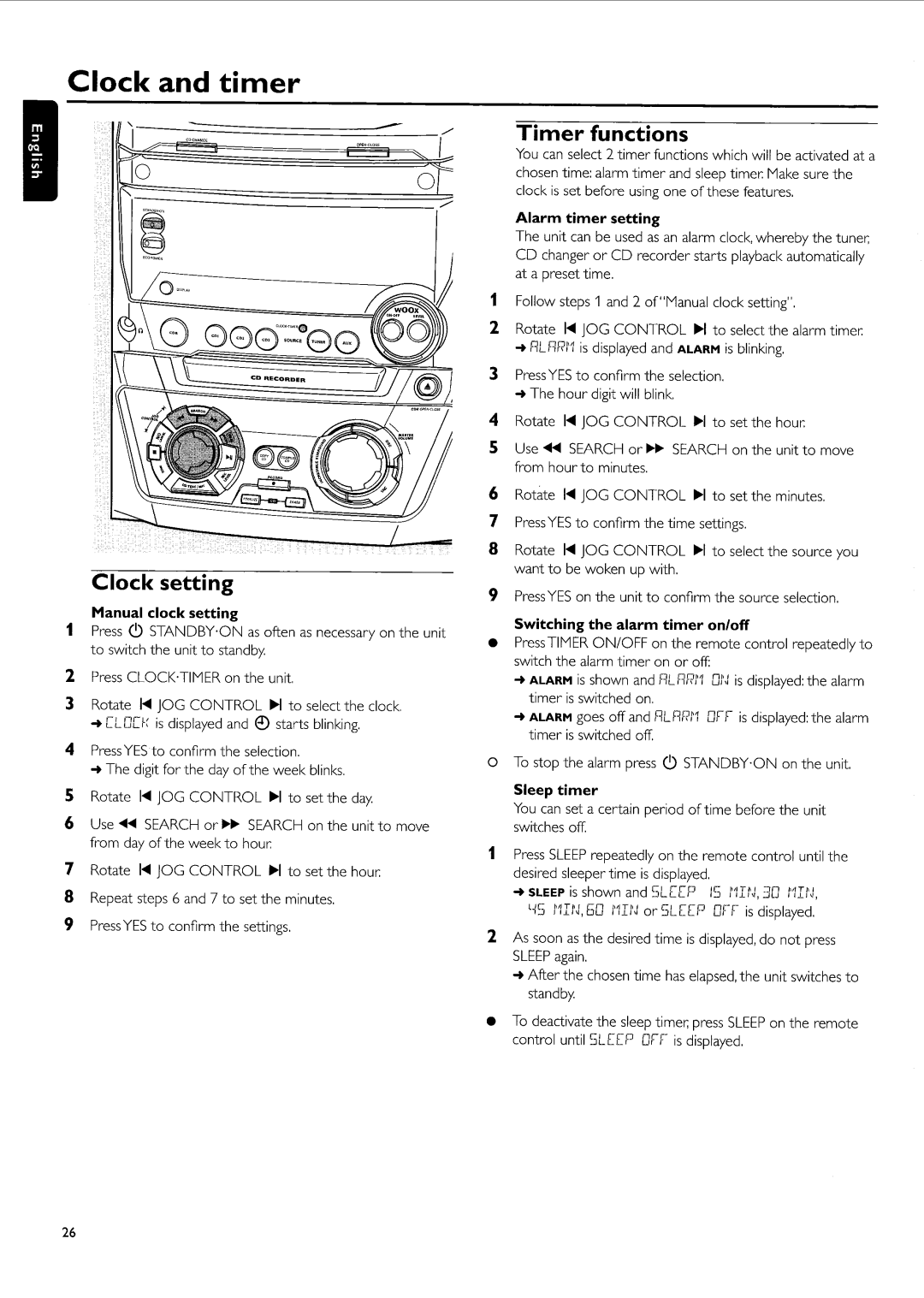 Philips FW-R55 manual 