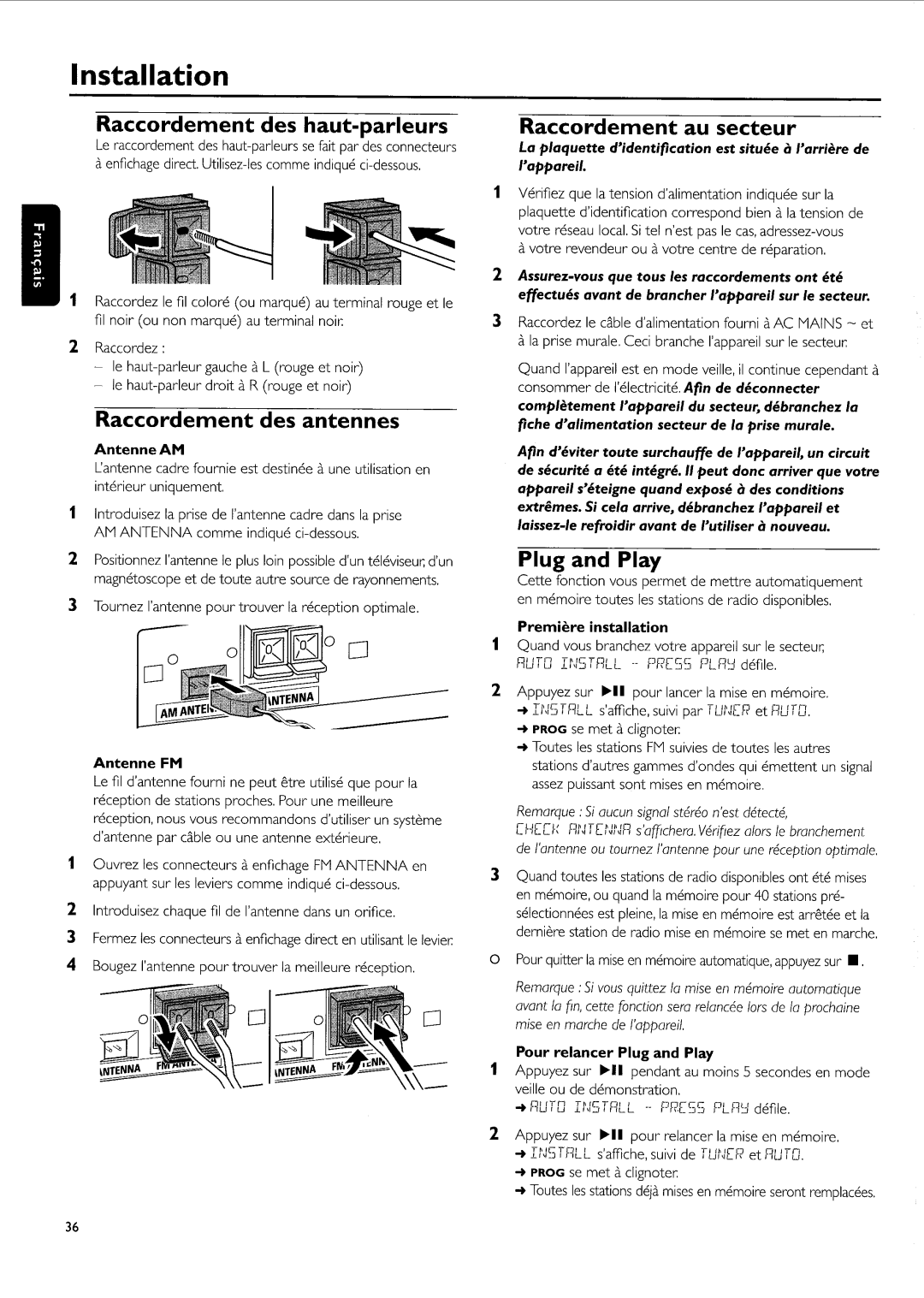 Philips FW-R55 manual 