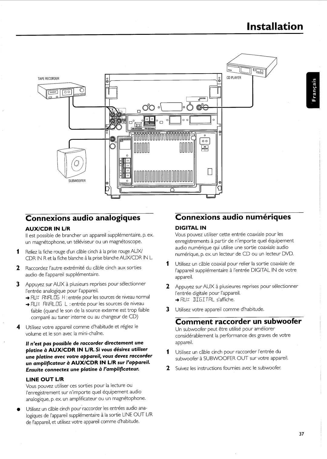 Philips FW-R55 manual 