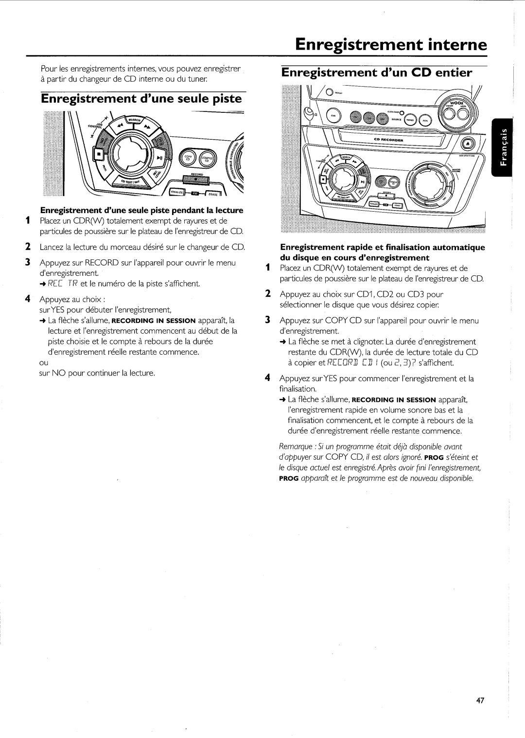 Philips FW-R55 manual 