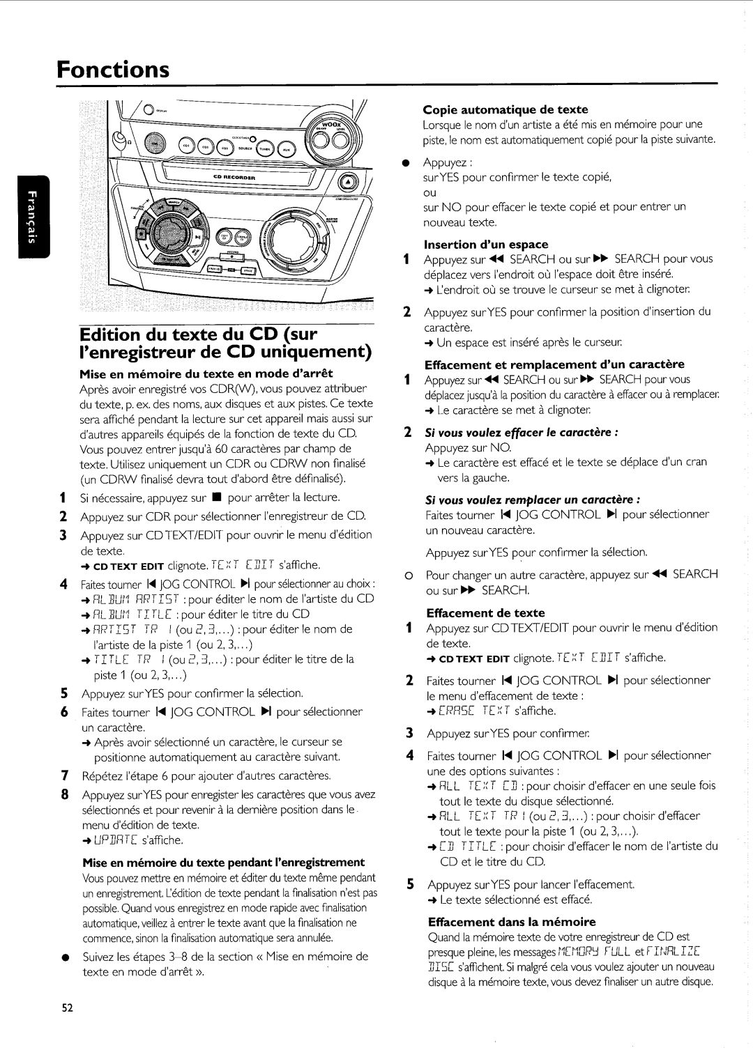 Philips FW-R55 manual 