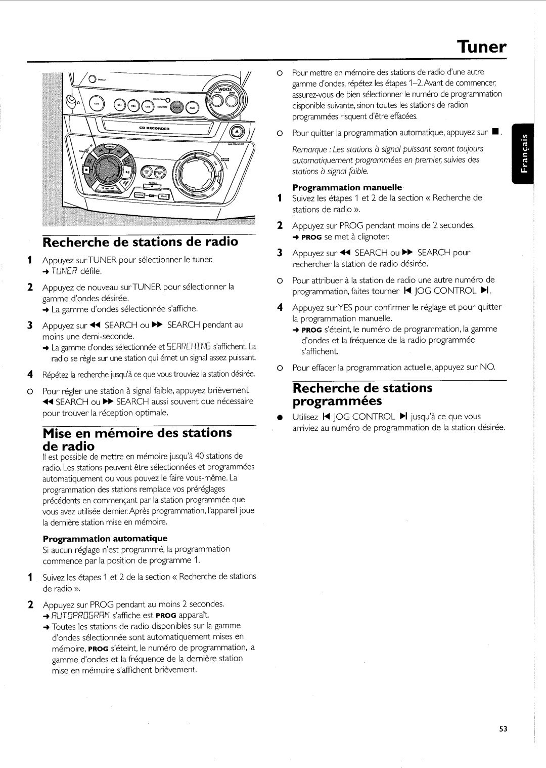 Philips FW-R55 manual 