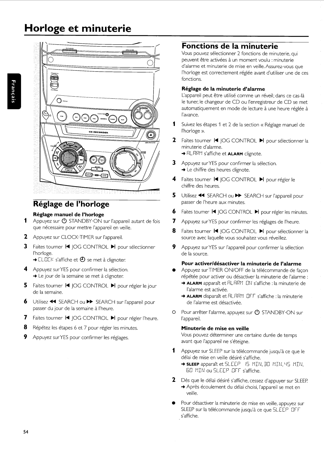 Philips FW-R55 manual 