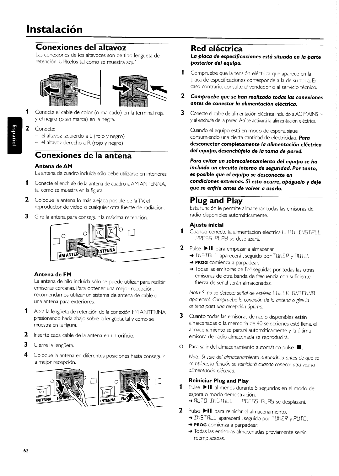 Philips FW-R55 manual 