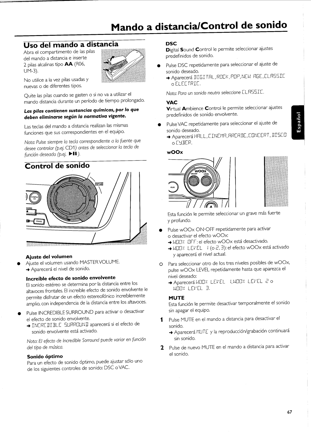 Philips FW-R55 manual 