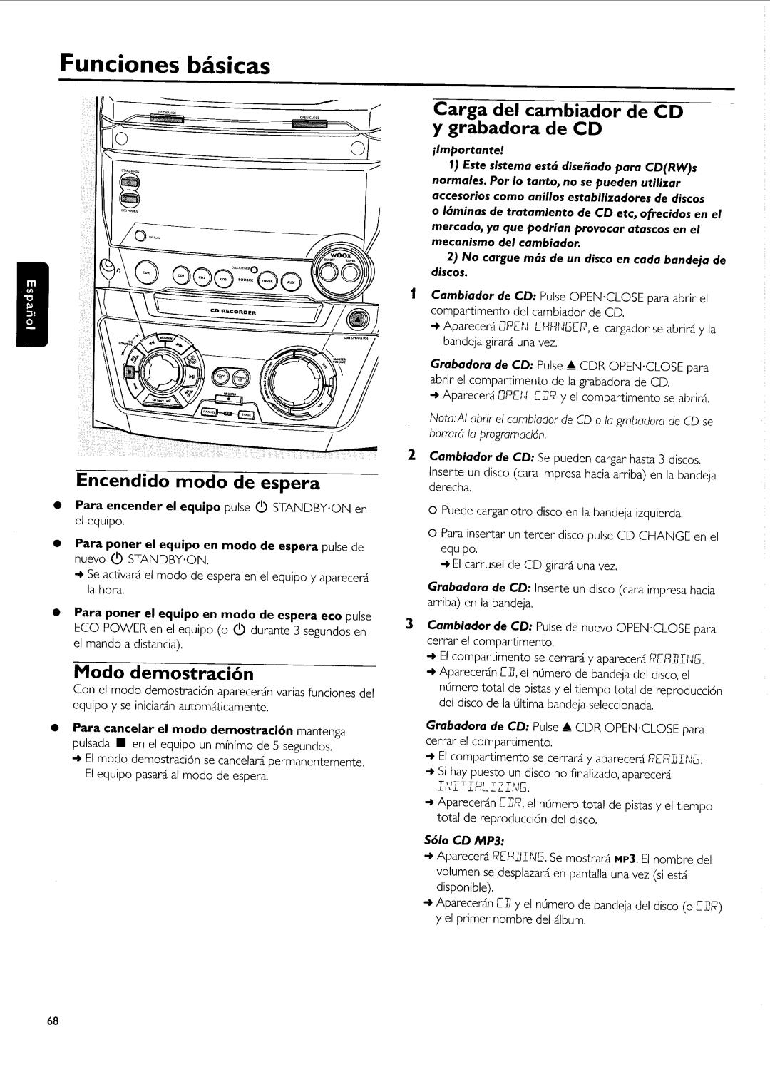 Philips FW-R55 manual 