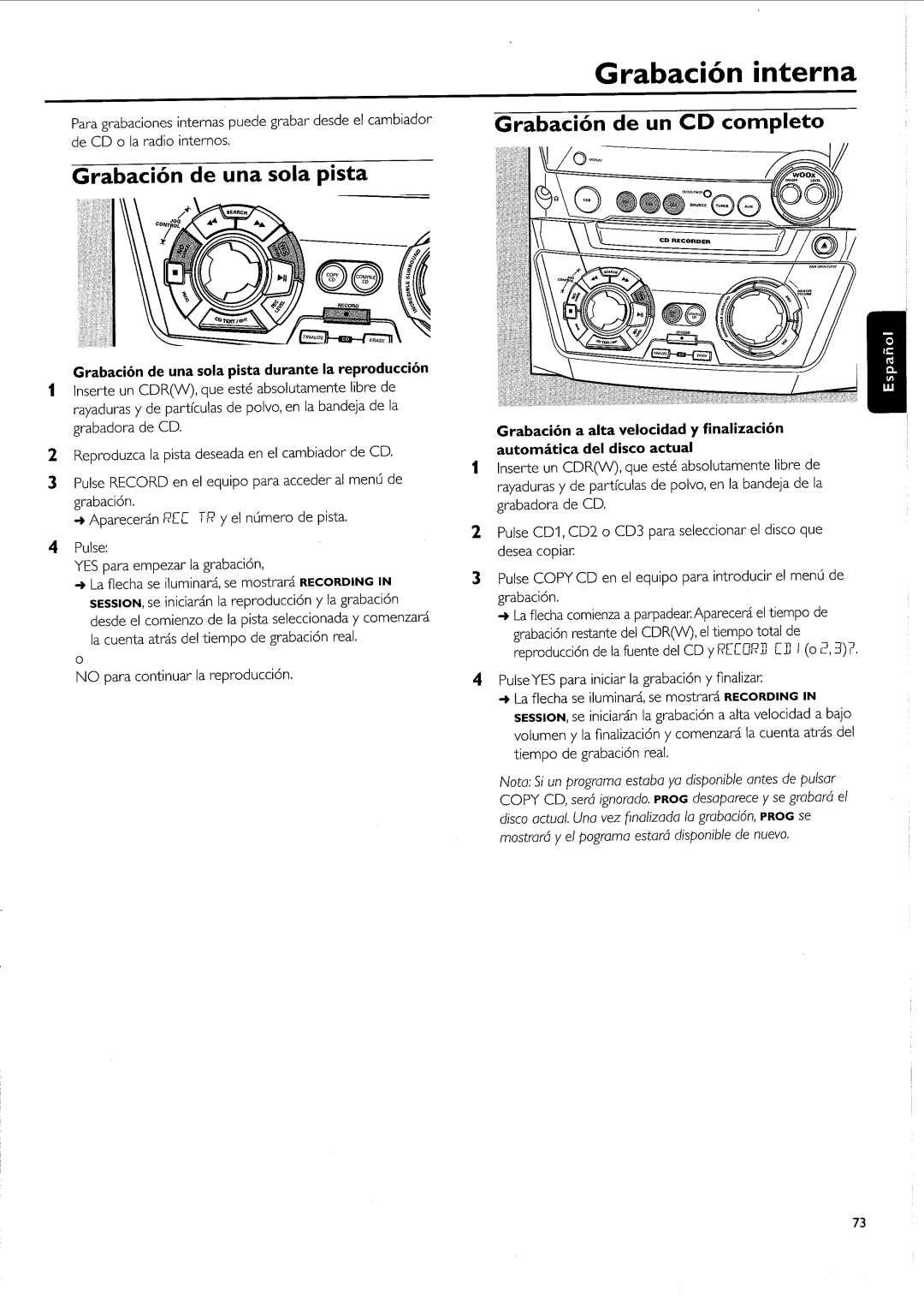 Philips FW-R55 manual 