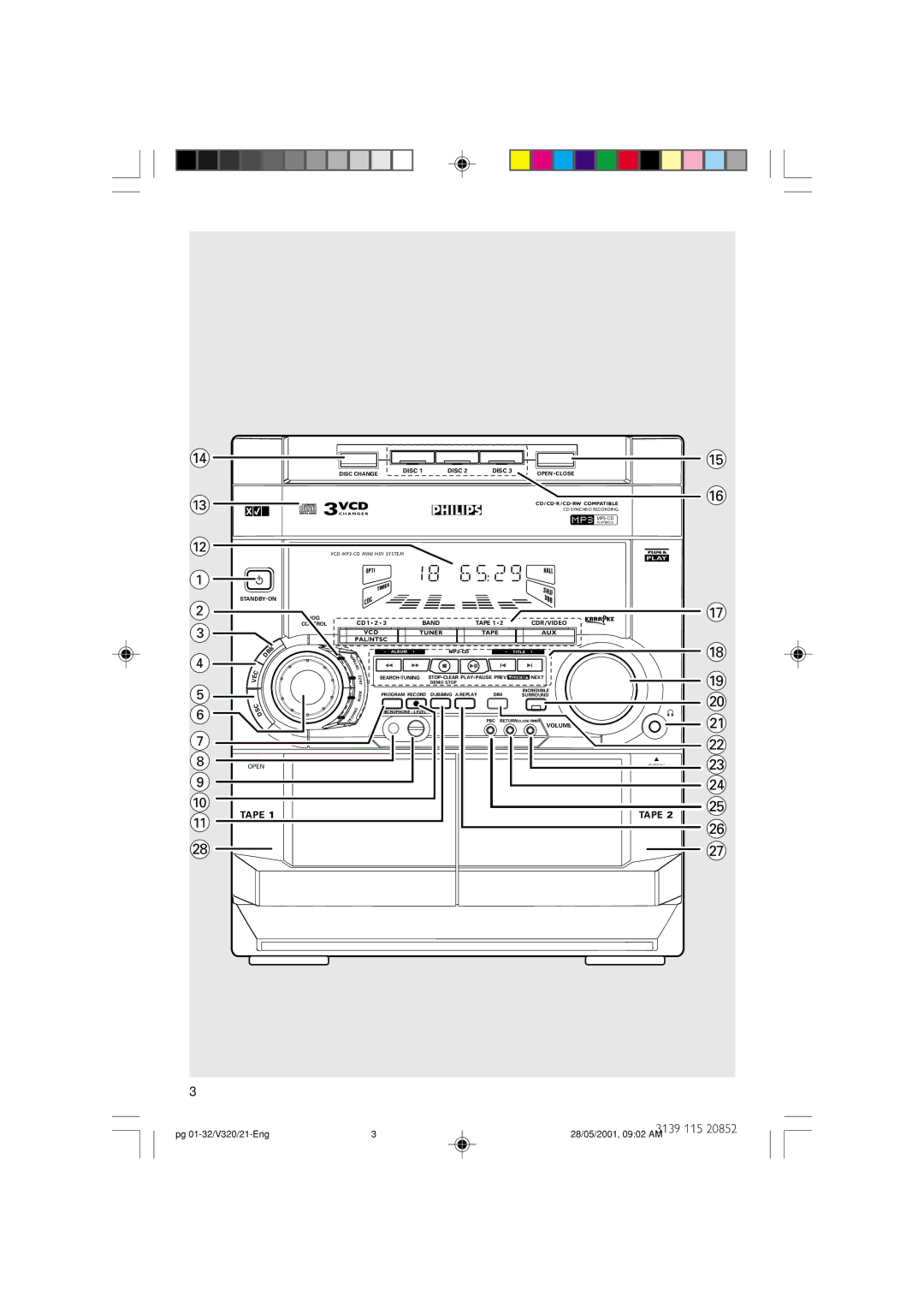 Philips FW-V320/21 manual Vcd 