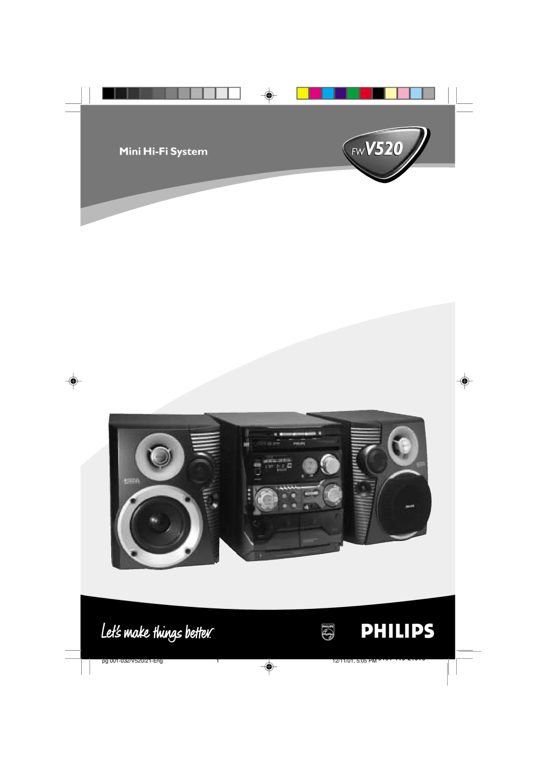 Philips FW-V520 manual 