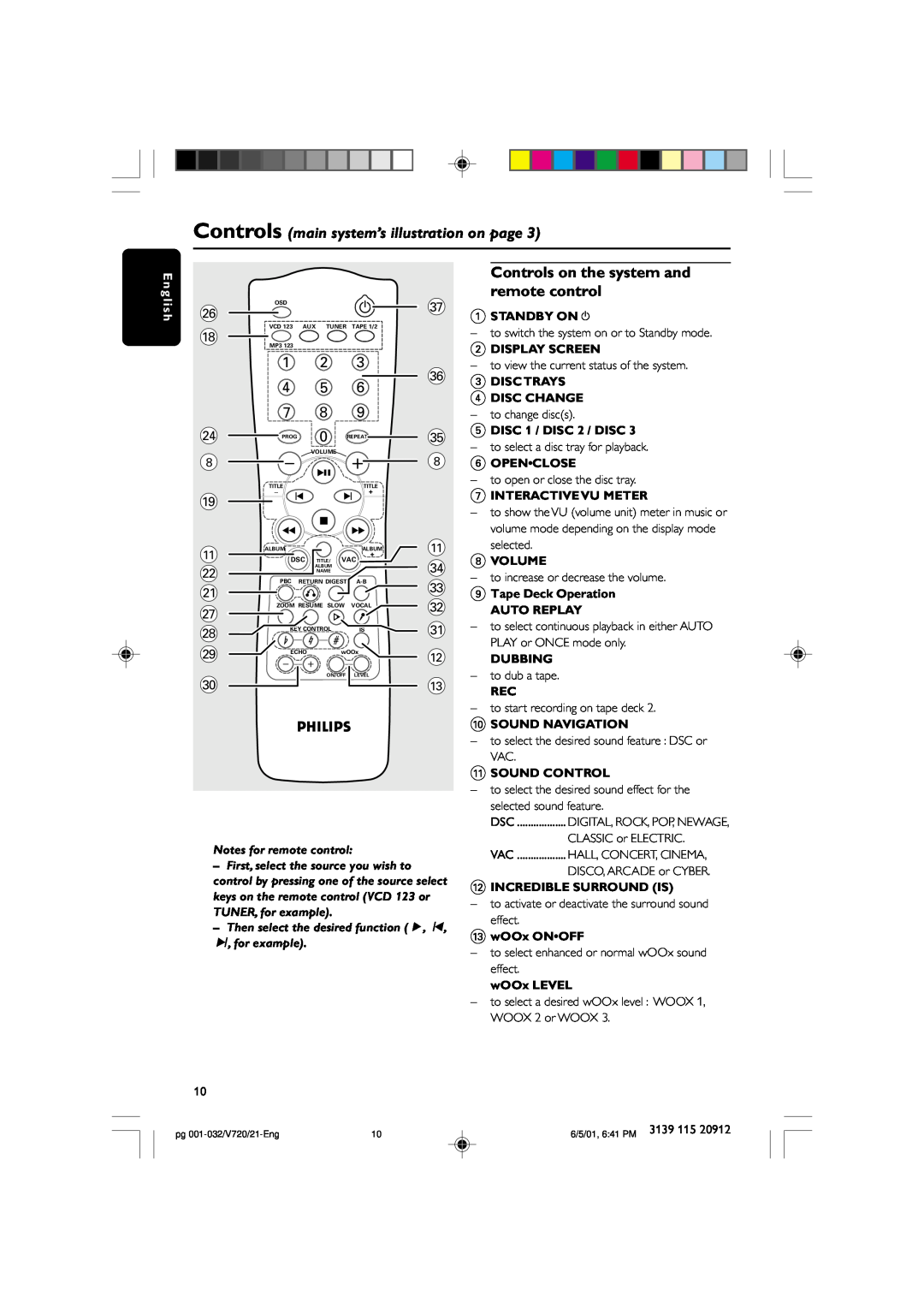 Philips FW-V720 manual 