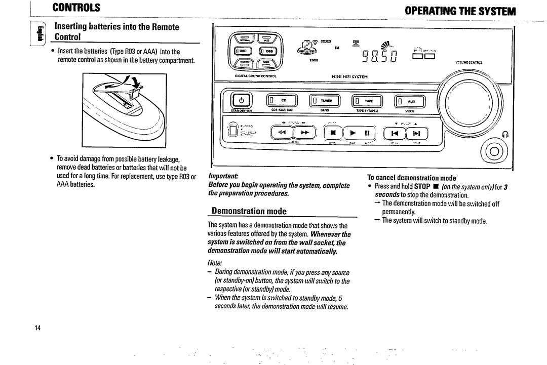 Philips FW338C, FW62C manual 