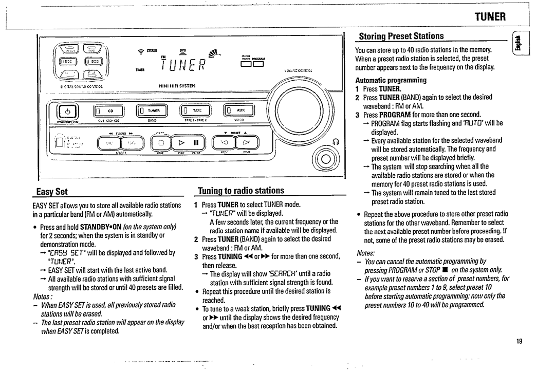 Philips FW62C, FW338C manual 