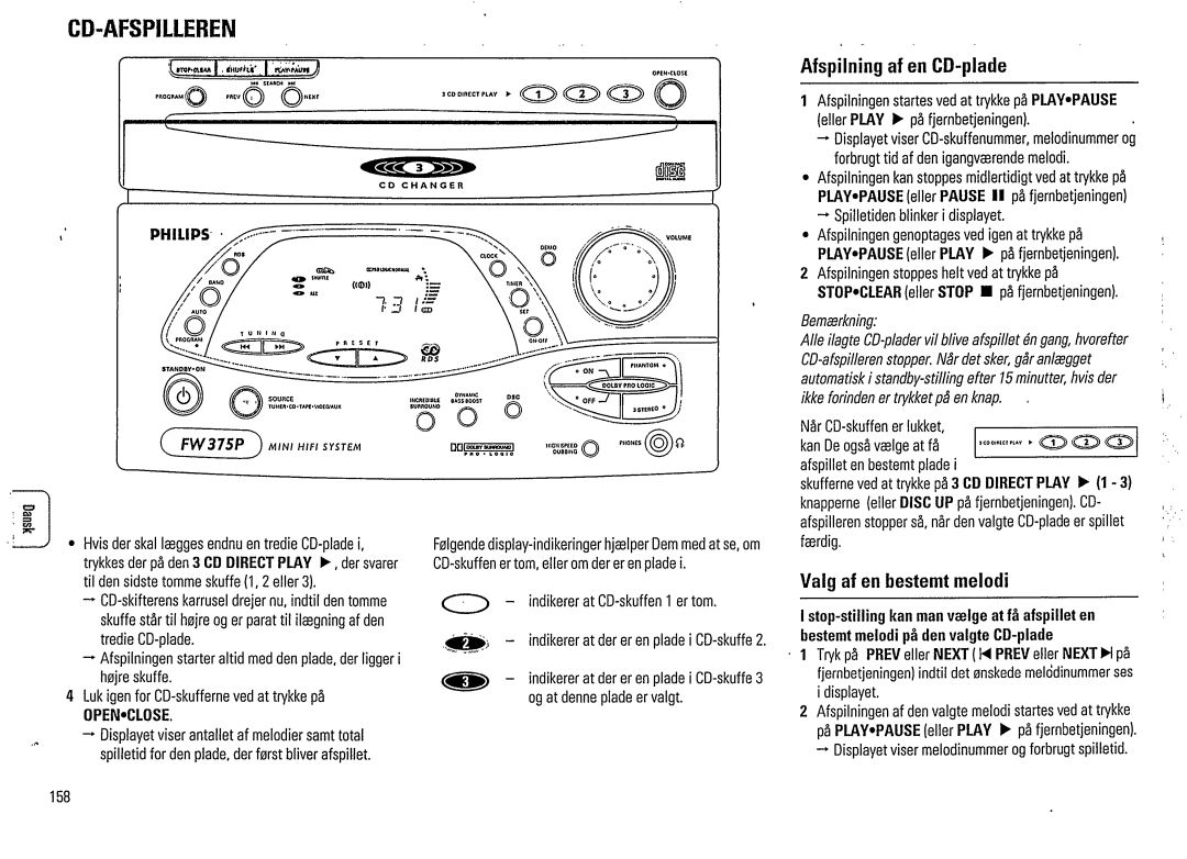 Philips FW375P manual 