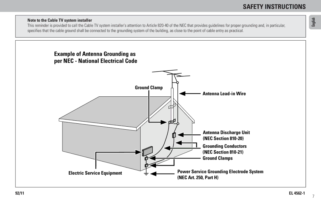 Philips FW65C, FW386C, FW380C manual Safety Instructions 