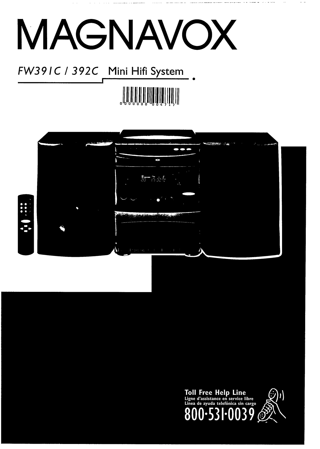 Philips FW391C manual 