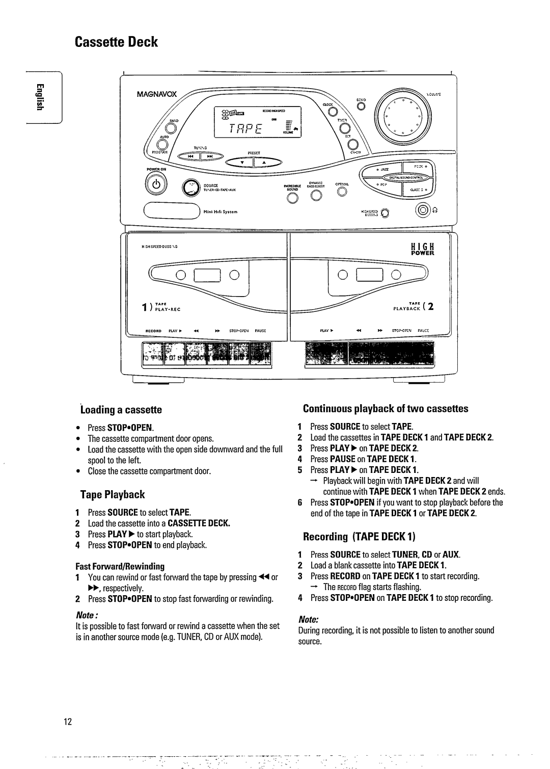 Philips FW391C manual 