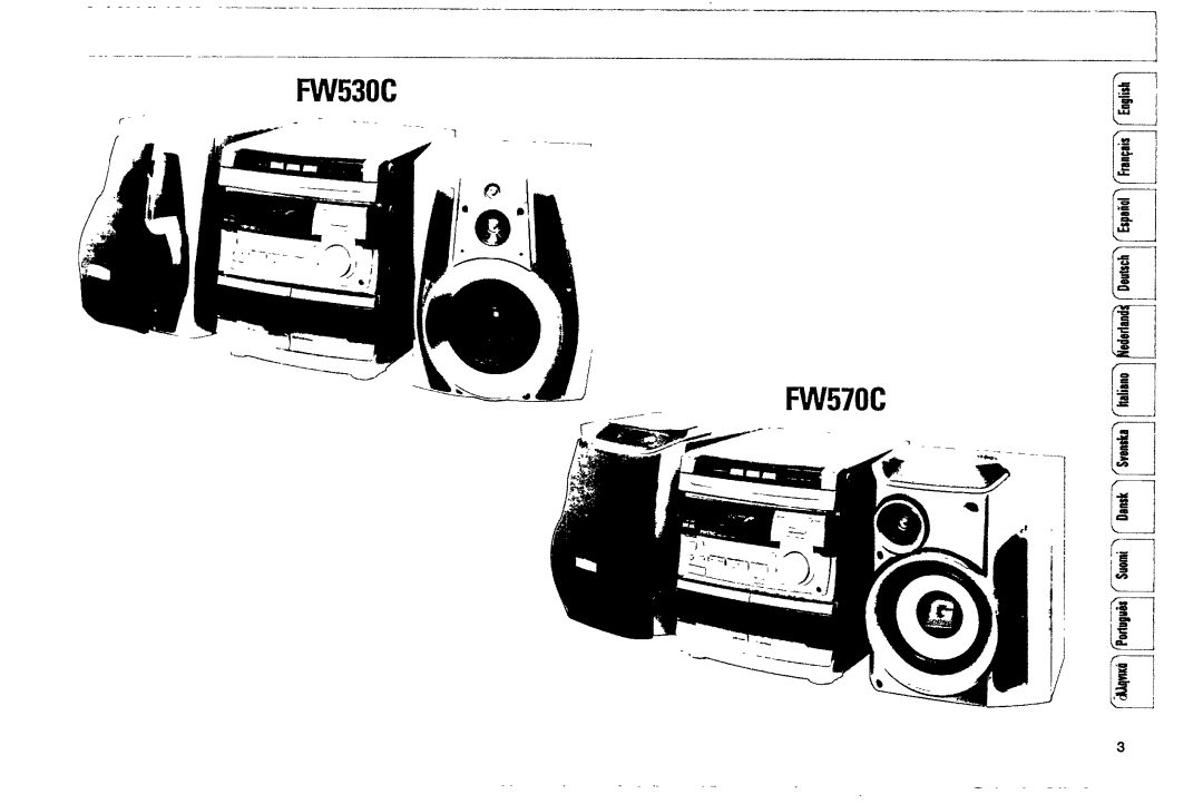 Philips FW535C, FW530C, FW570C manual 