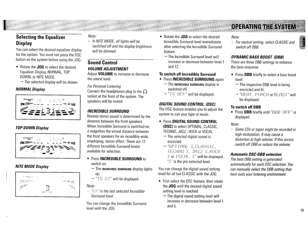 Philips FW555C, FW545C manual 